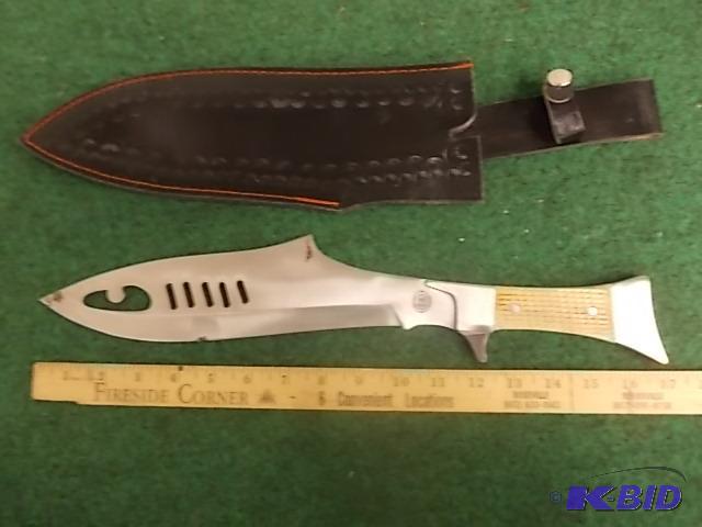 &nbspLarge Hunting Knife With Sheath...