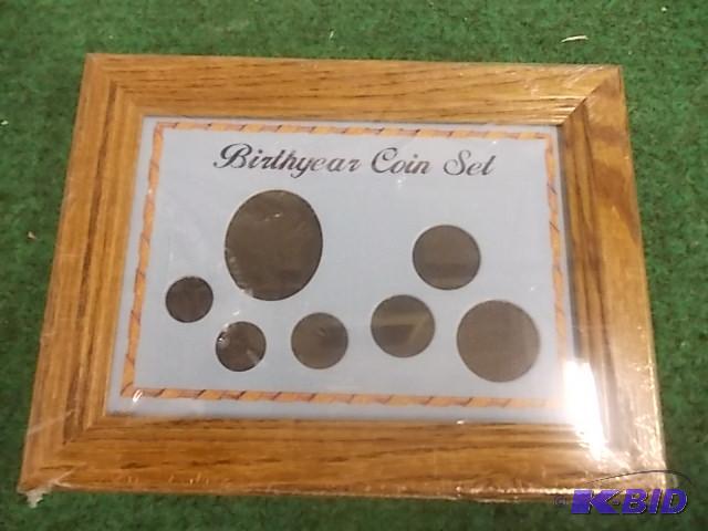 Birthyear&nbspCoin Set HolderDisplay...