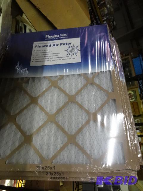 quantity 4 New Flanders pleated air filters 2...