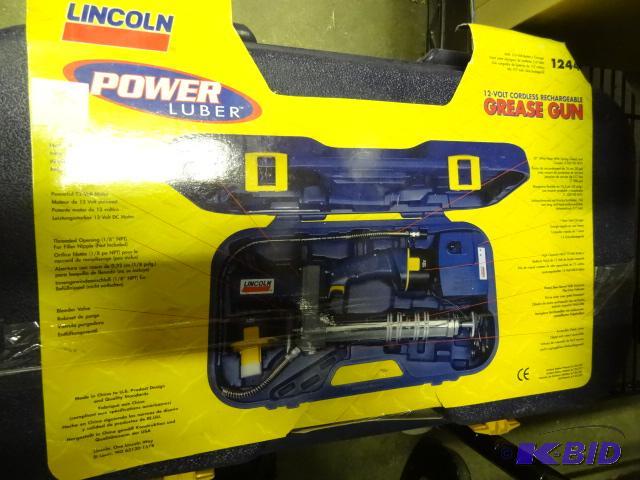 New in box Lincoln brand power Luber 12 volt ...