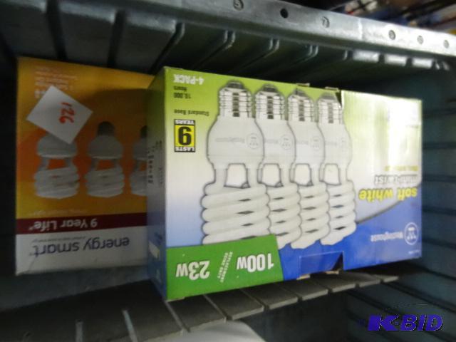 New lot of compact fluorescent bulbs. All are...