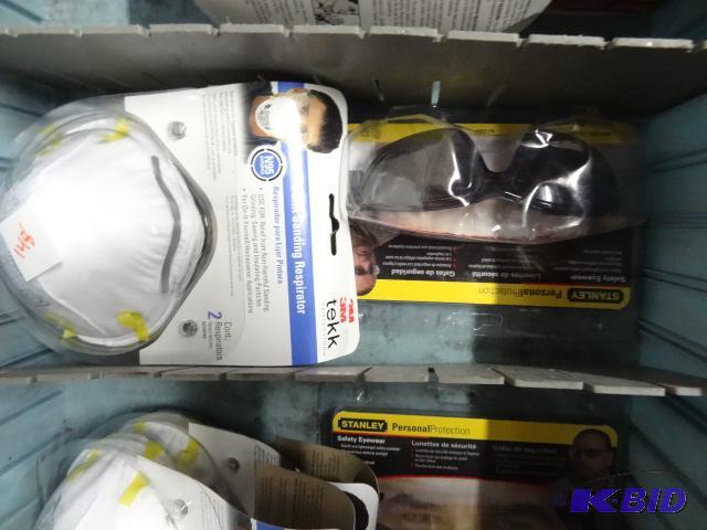 New lot of personal protection products. Incl...