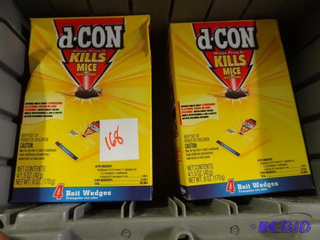 new lot qty 2 d-con mouse proof to bait wedge...