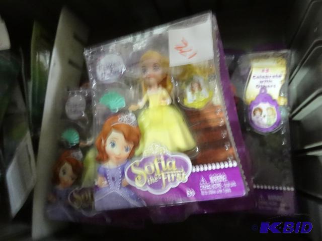 New lot quantity 3 Disney Princess Sophia fig...