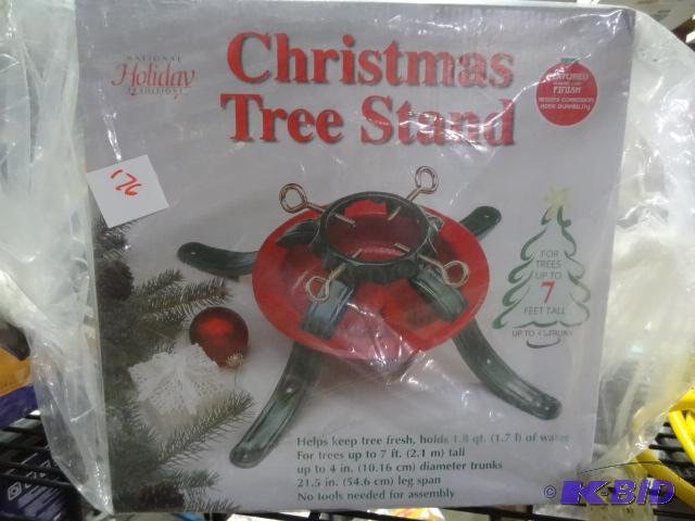 New Christmas tree stand. Textured powder coa...