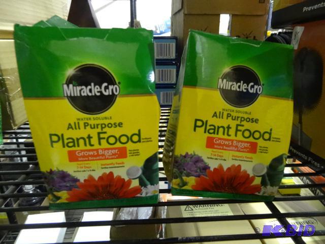 new lot of 2 boxes Miracle Gro all purpose pl...