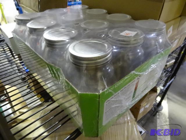 New case of mason jars. Ball brand. Regular m...