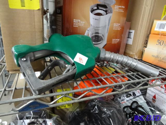 Diesel pump handle. Green. A bit dirty but un...