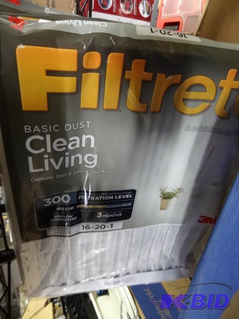 quantity 3 new 3m Filtrete air furnace filter...