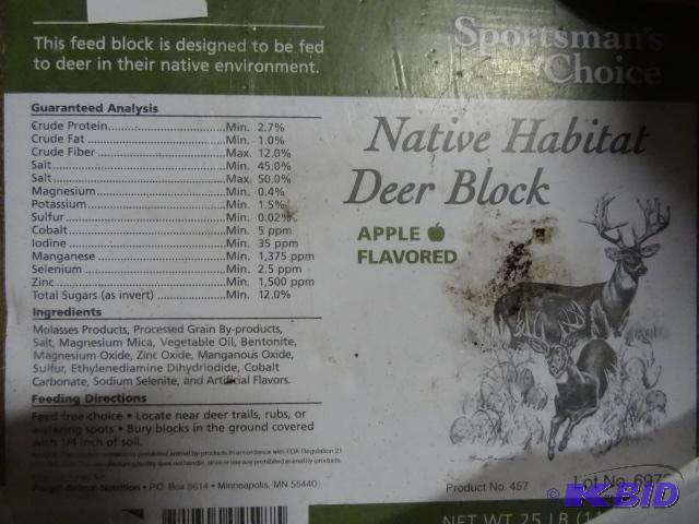 New sportsmans choice native habitat dear bl...