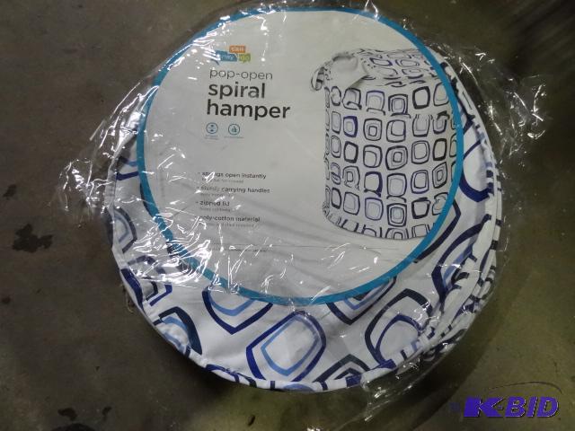 New top open spiral ham per. Springs open ins...