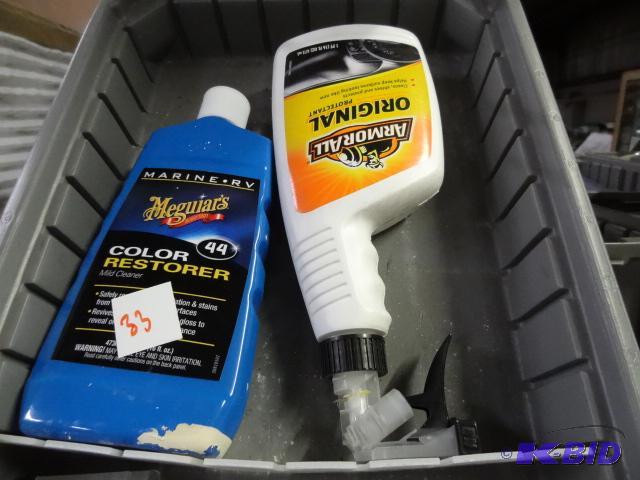 New two piece Car Care lot. Includes Meguiars...