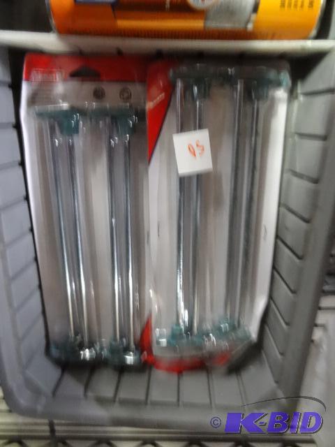 New qty 2 Coleman brand plated steel tent sta...