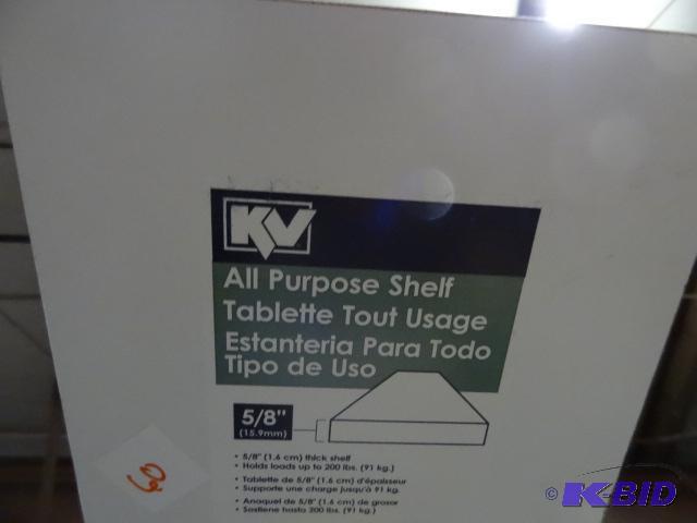 New quantity 4 all purpose wood shelves. 5  ...