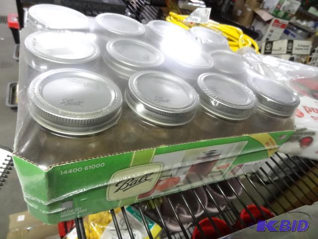 New case of ball brand mason jars. Regular mo...
