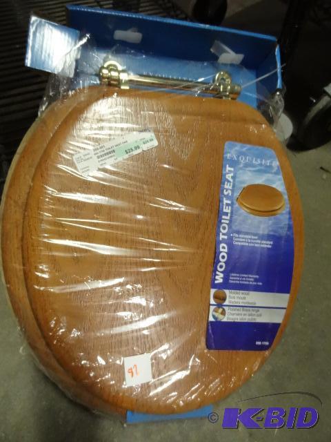 New in box exquisito Brand wood toilet seat. ...