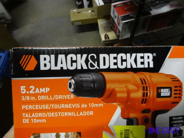 New in box Black and Decker 5.2 amp 3 eighths...