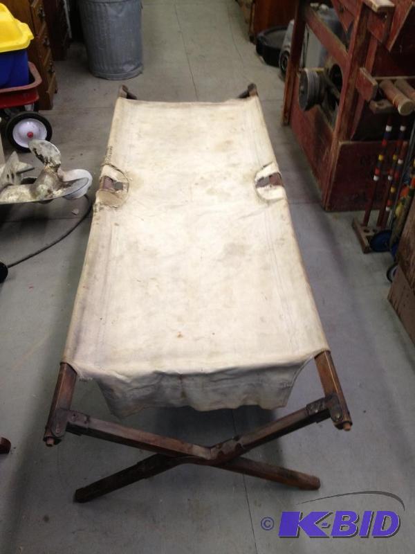 Vintage Army Cot&nbsp...