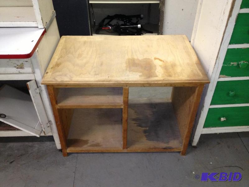 Wood Entertainment Center  Side Table&nbsp...