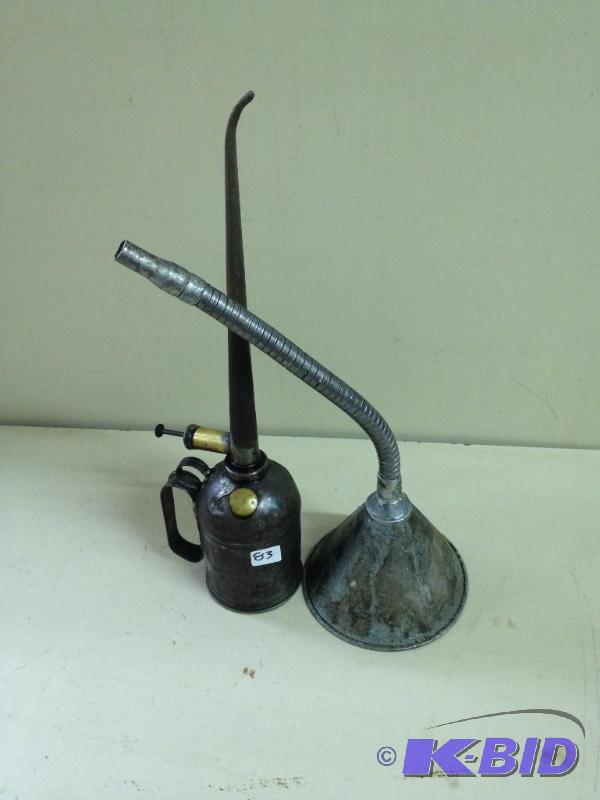 Oiler and Metal Funnel&nbsp...