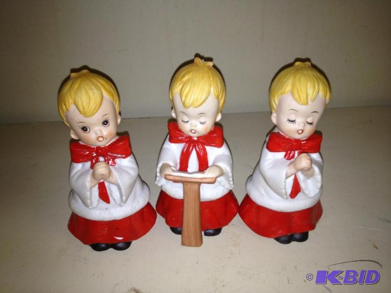 Set of 3 Porcelain&nbspAngels&nbsp...
