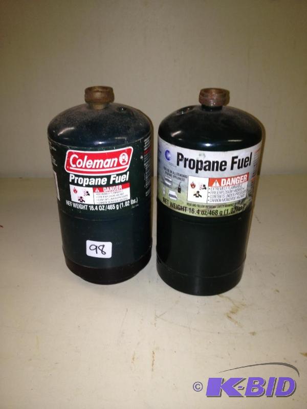 Coleman Propane Tanks  Both about half full&n...