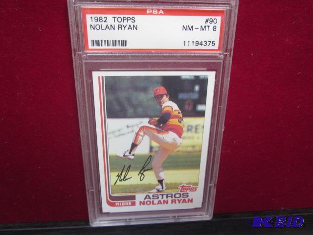 1982 Topps Nolan Ryan graded card.  &nbsp  &...