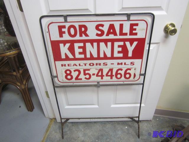 Vintage metal (2) sided Realty sign.&nbsp  &...