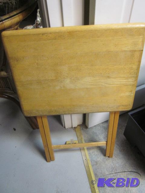 Solid wood fold out table.&nbsp  &nbsp  &nb...