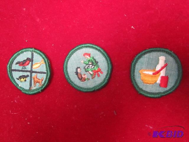 Lot of (3) 1950s Girl Scout patches.&nbsp  ...