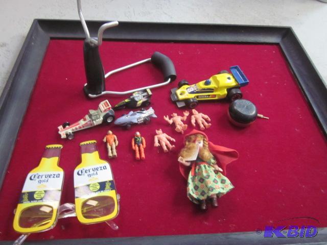 Lot of vintage toys, including Tonka, YoYo, M...