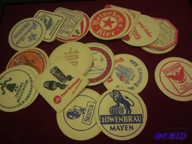 Lot of (20) vintage German coasters. from th...