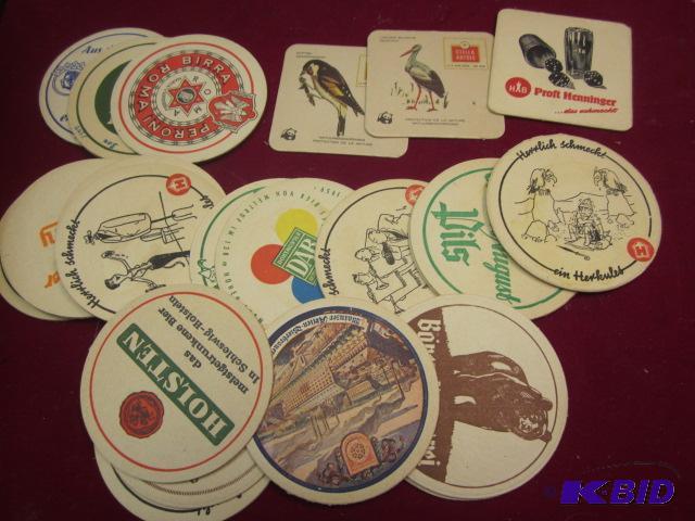 Lot of (20) vintage German coasters. from th...