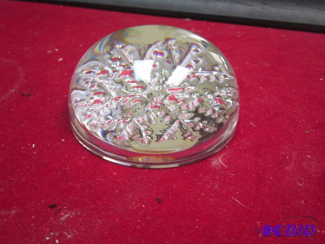 4 inch glass paper weight.  &nbsp  &nbsp...
