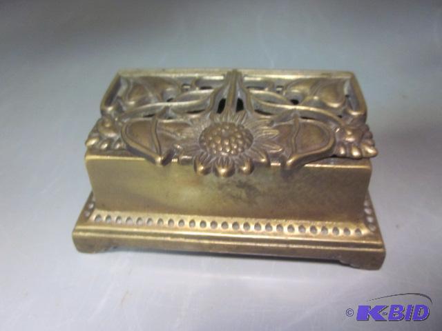 Solid bronze antique stamp roll holder.&nbsp...