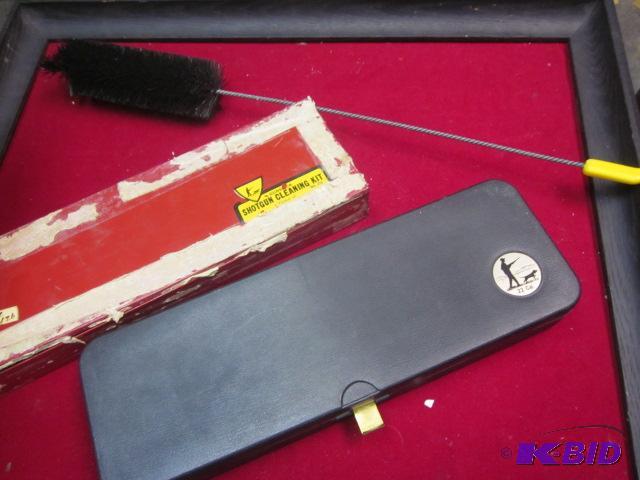 12 gage and .22 cal gun cleaning kits, unsure...