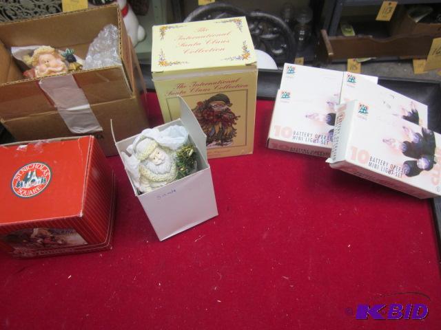 Lot of decorative Christmas items.  &nbsp  &...