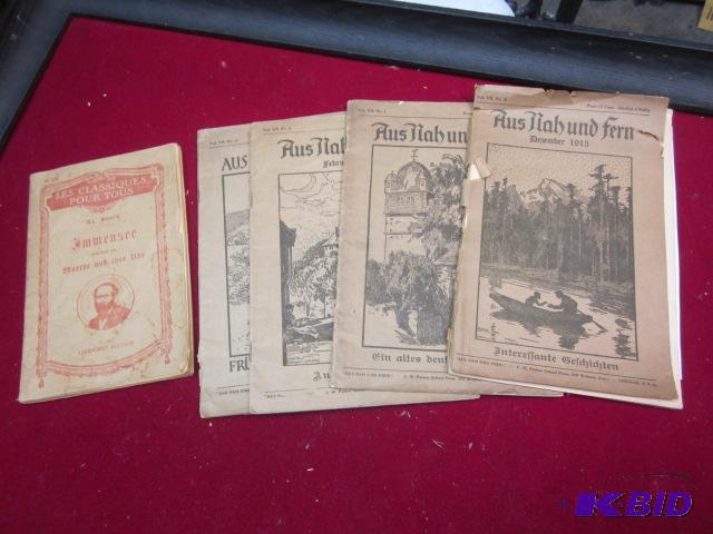 Lot of (5) antique German publications.  &nbs...