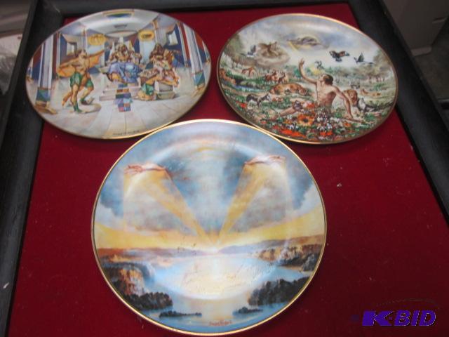 Lot of (3) decorative plates.&nbsp  &nbsp  ...