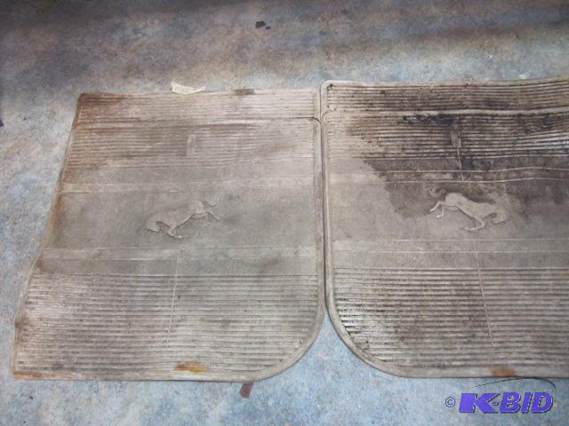 Pair of Mustang floor mats.&nbsp Need good c...