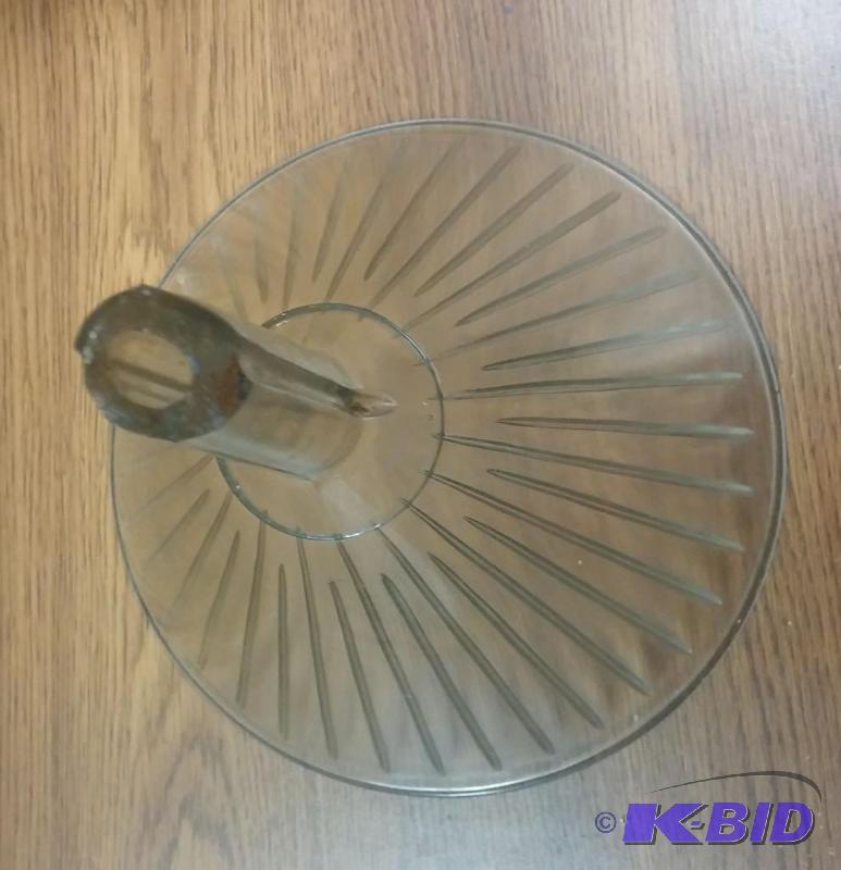 LARGE HEAVY Glass funnel, excellent item...