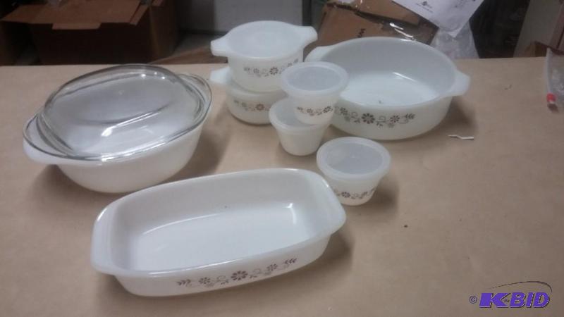 Set of baking, microware cookware set as show...
