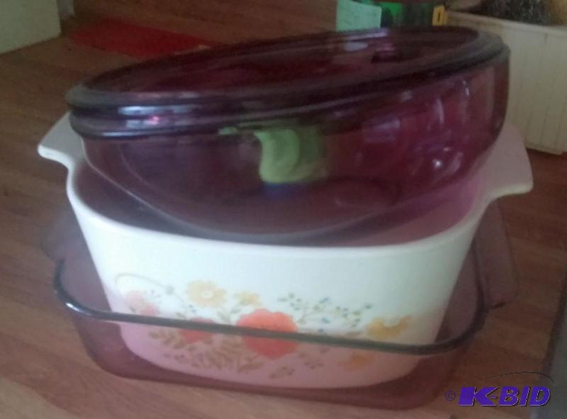 Set of baking, microware cookware set as show...