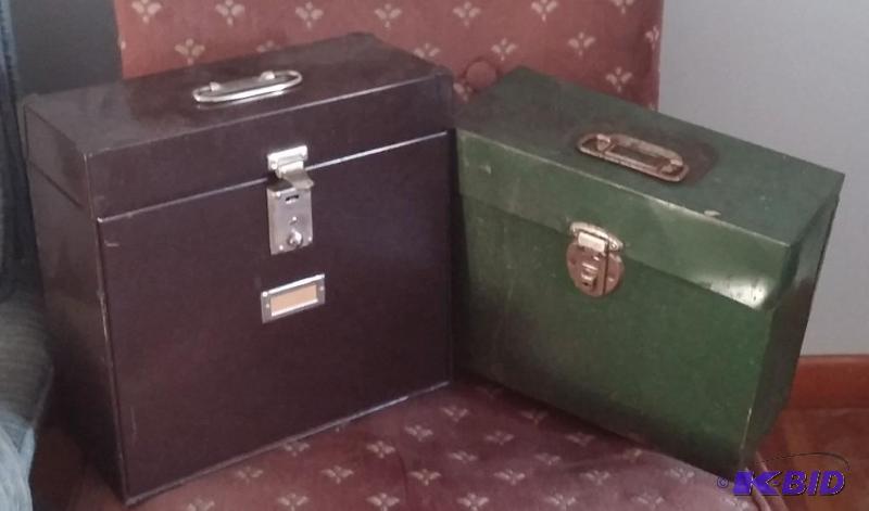Metal files with contents...