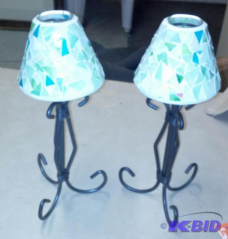 Set of 2 New 10&quot tea candle lights...
