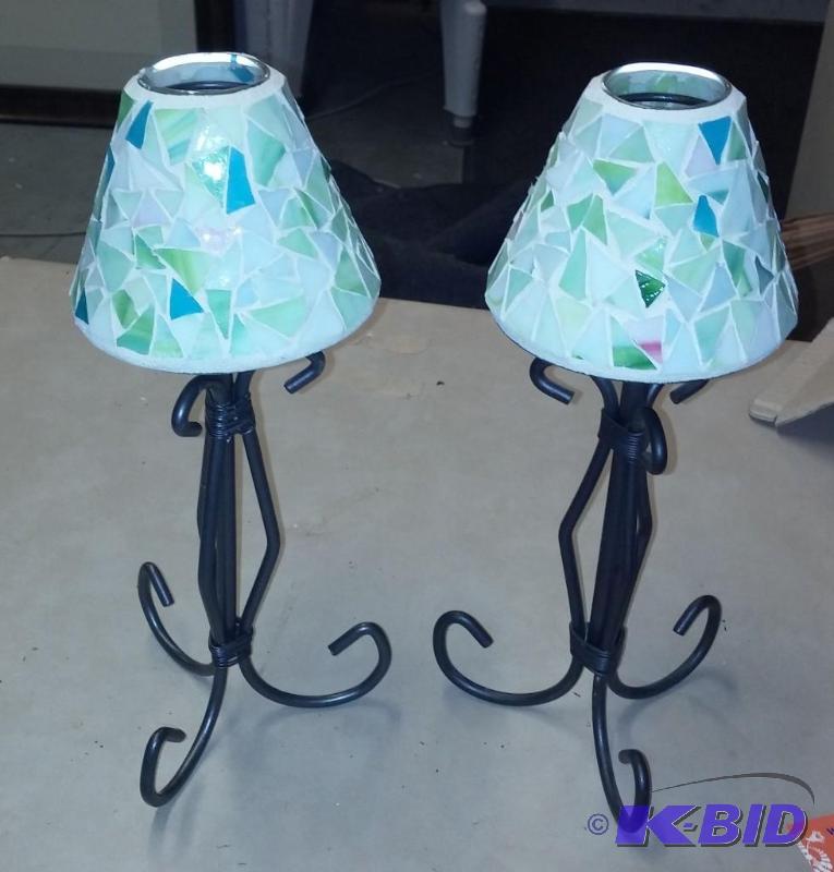 Set of 2 New 10&quot tea candle lights...