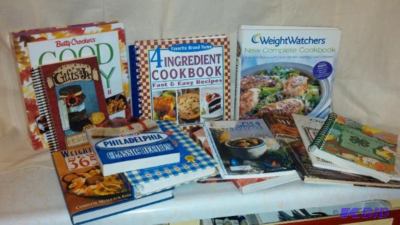 Large lot of cookbooks...