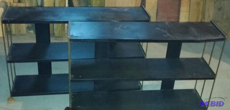 Lot of 2 Metal shelving, light weight...