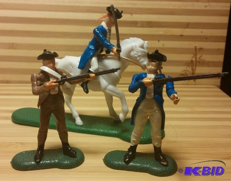 RARE Timpo Swoppets Revolutionary War. These...
