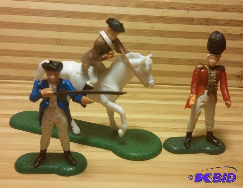 RARE Timpo Swoppets Revolutionary War. These...